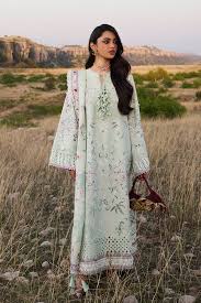 Lawn - Suffuse - Luxury Unstitched 26 - SEROLI