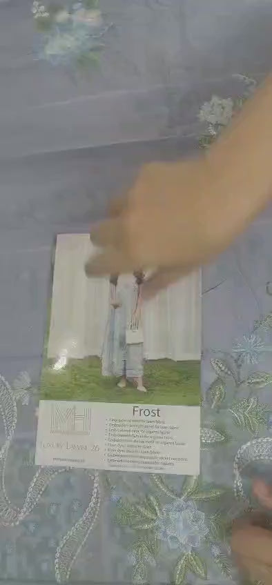 Lawn - Maryam Hussain - Luxury 26 - Frost