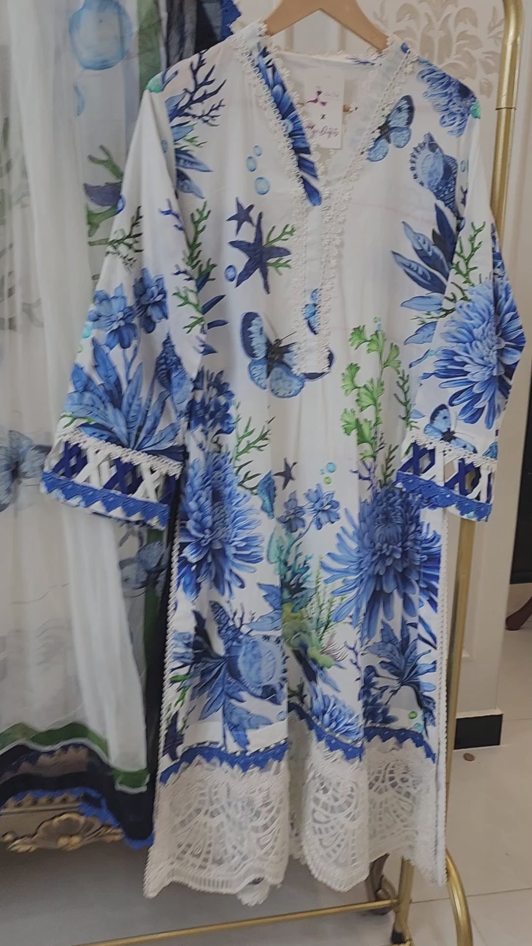 Maria.B Mprint Ready-to-Wear Suit RTW| Large | Premium Stitched Lawn