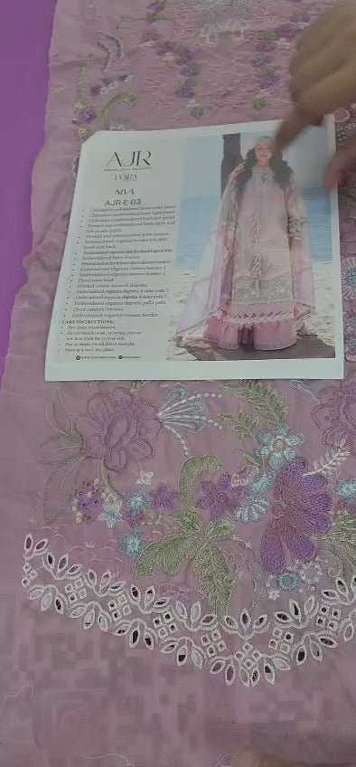 Lawn - AJR - EVARA Luxury Couture - AJR-E-03 - Niva