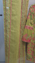 Hussain Rehar Ready to Wear 3PC – Luxury Embroidered Lawn | Off White Plazo | 101% Original