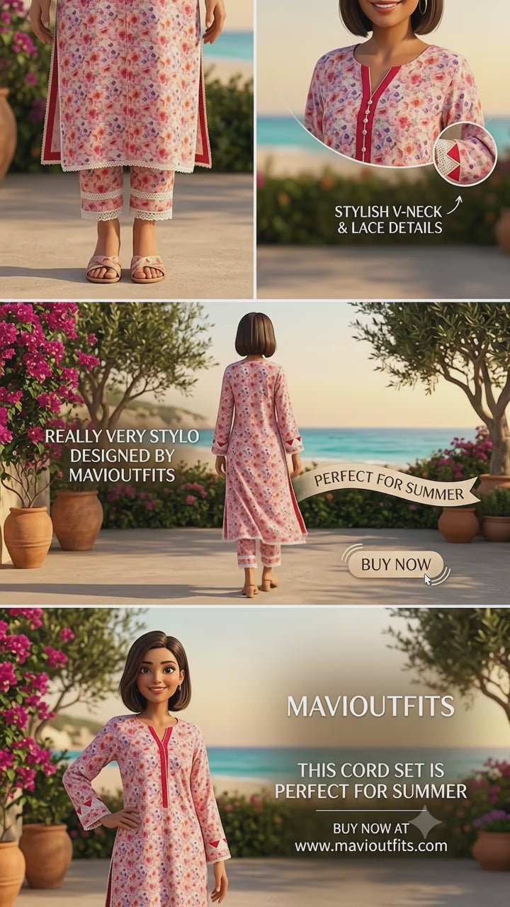 Mavi's Cord 2PC Printed Lawn | 101% Original