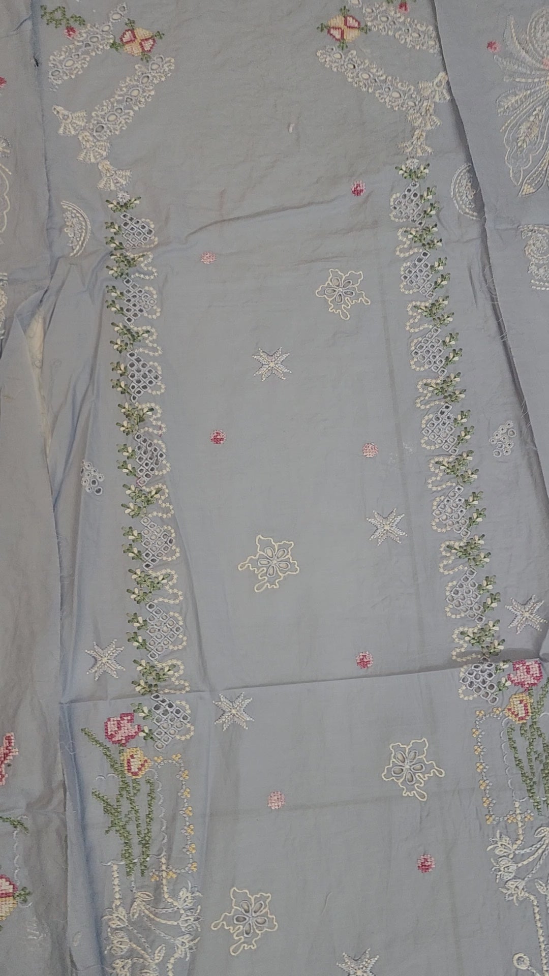 Qalamkar Sahil Luxury Lawn SA-08 ZAYNA 3PC BFresh | 101% Original