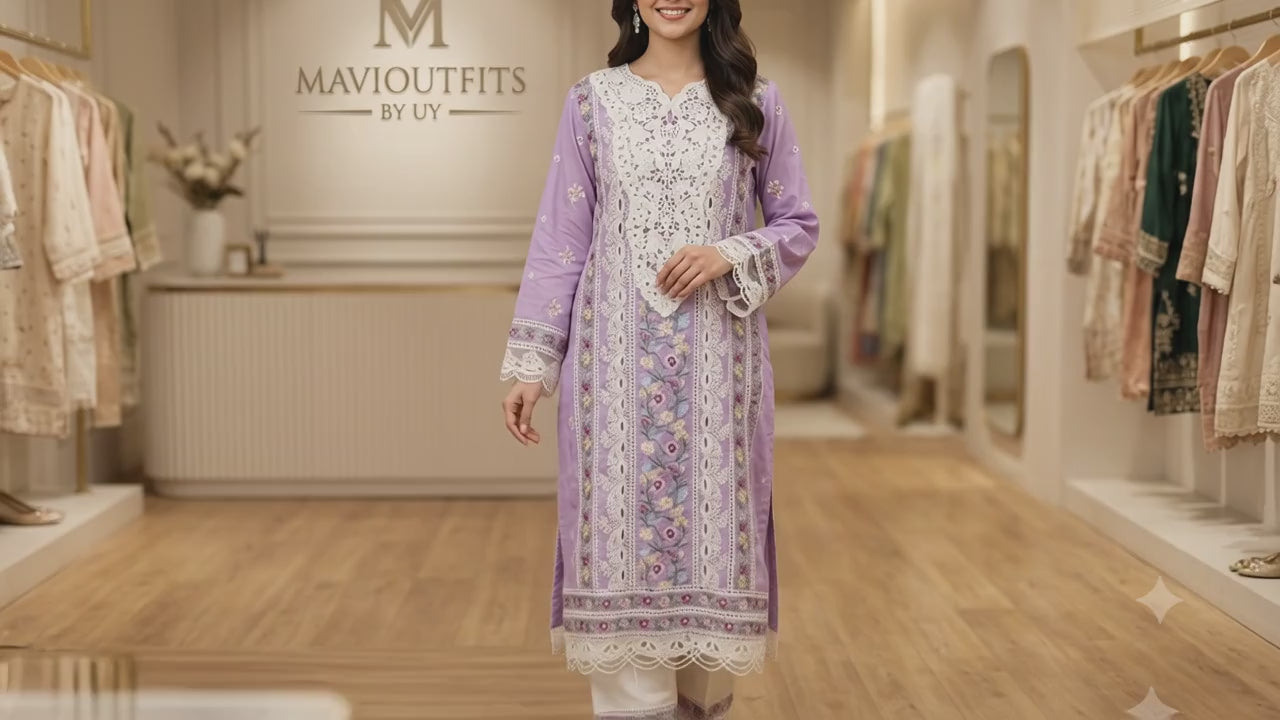 Mavi's Pret Mushq Lilac  2pc