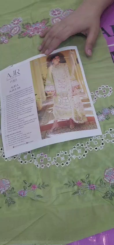 Lawn - AJR - EVARA Luxury Couture - AJR-E-04 - Alira