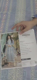 BinIlyas D17-B | 3 PC Lawn – Full Chikankari | 101% Original