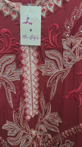 Mushq Luxury Lawn 2PC Stitched Suit – Laser Cut Embroidered | Mavi's Pret | 101% Original